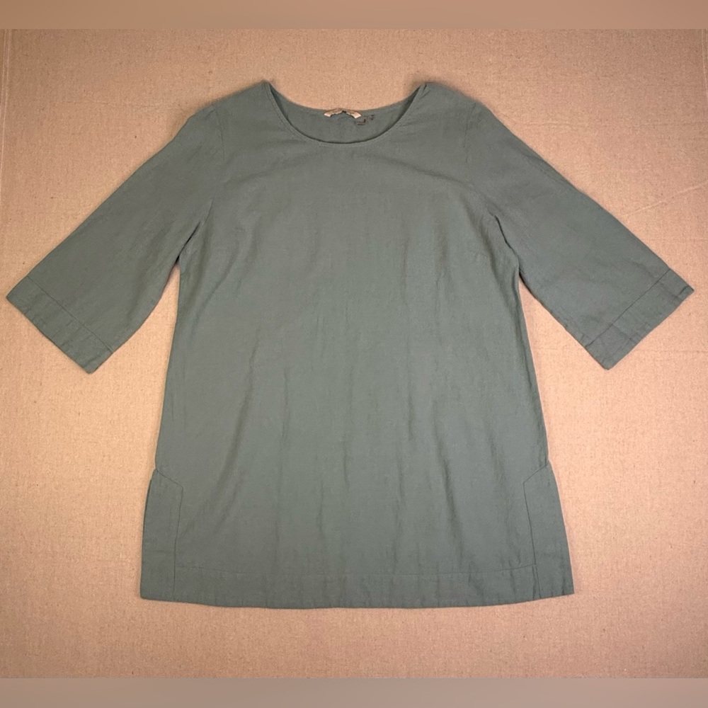 S104 Soft Surroundings Sage Green Tunic